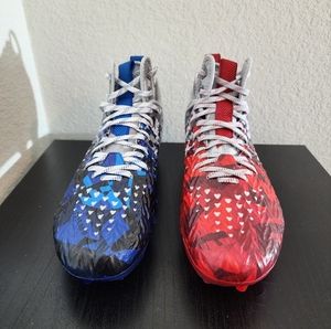 NEW Under Armour UA Spotlight Clone MC LE USA Football Cleats 3026335-100 Men Si